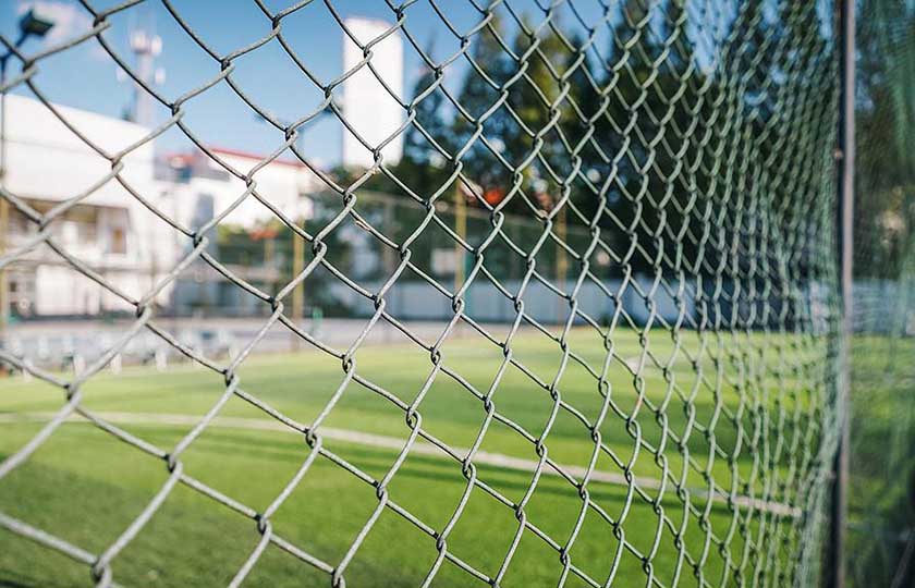 Galvanized Chain Link Fence Application
