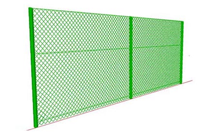 PVC Chain Link Fence Type