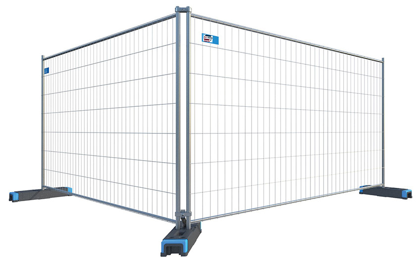 Welded Mesh Temporary Fence with Rubber Base